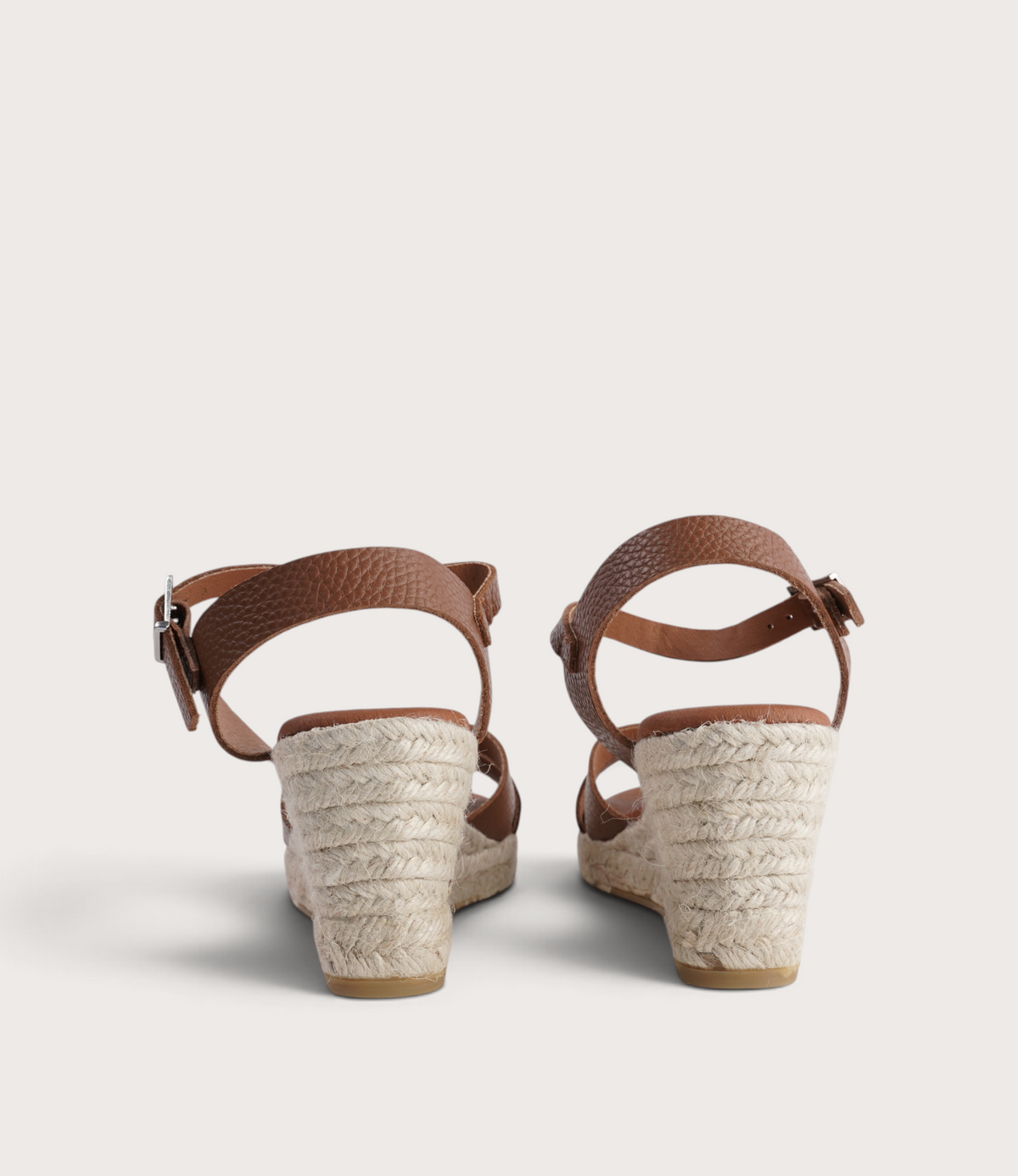 Remi Doya Roble Leather Espadrille Wedges