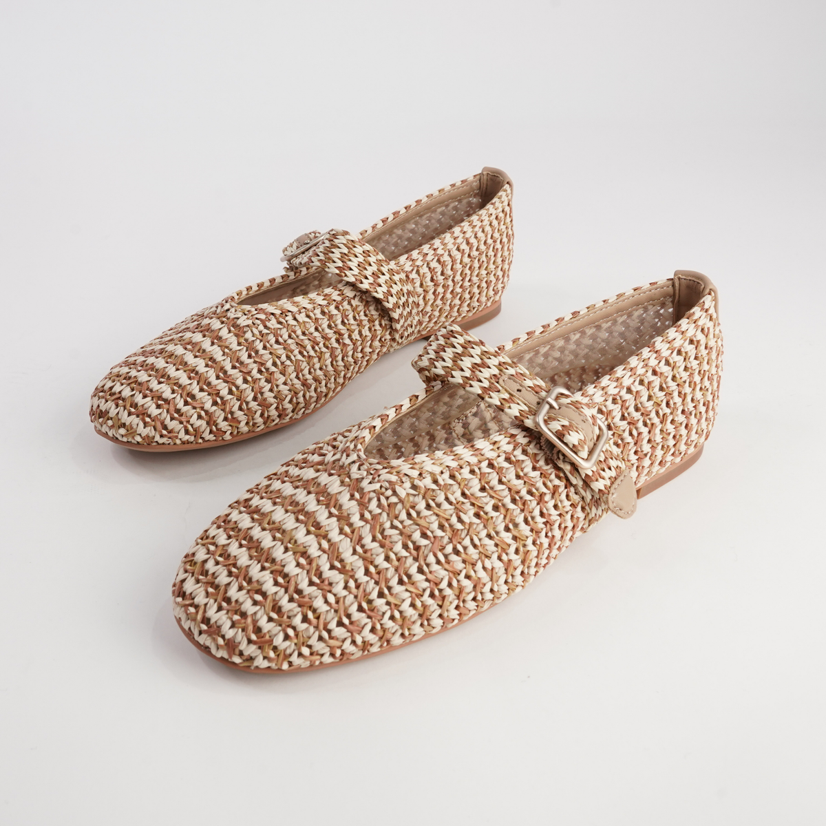 Santalum Caramel Ballet Flats