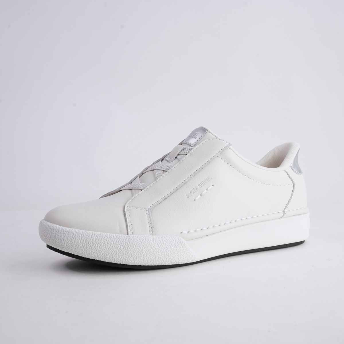 Claire 33 Weiss Leather Sneakers - JOSEF SEIBEL | Shouz