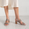 Jully Nude Leather Heels