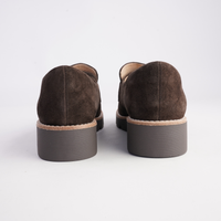 Dorte Choc Suede/ Choc Sole Loafers - DJANGO AND JULIETTE | Shouz