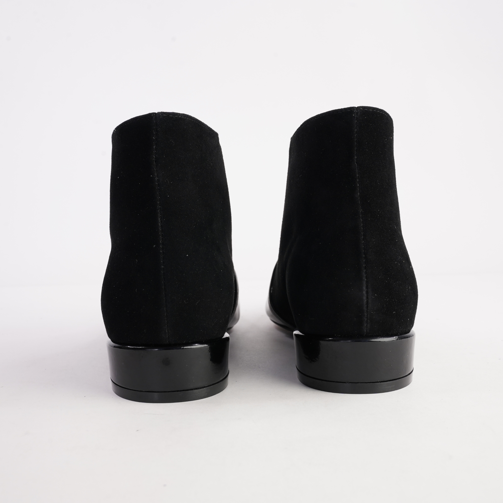 Emika Black Mix Leather Ankle Boots - DJANGO AND JULIETTE | Shouz