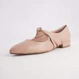 Estrela Cappuccino Leather Flats - DJANGO AND JULIETTE | Shouz