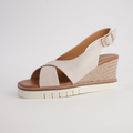 Hayla Birch Leather Wedges
