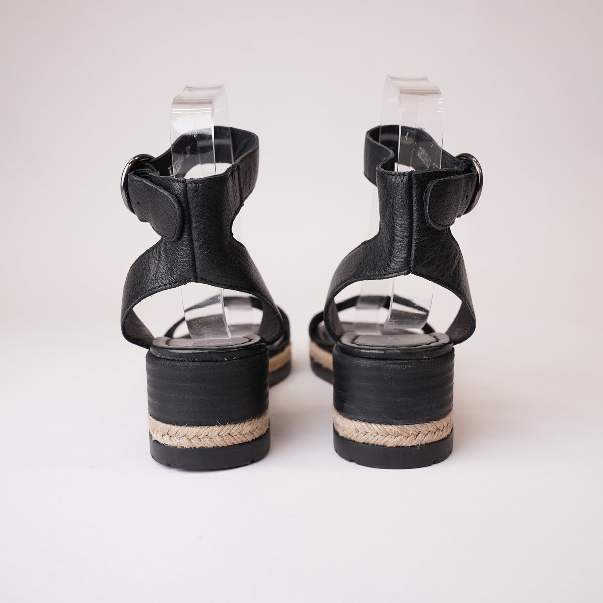 Irish Black Leather Sandals - DJANGO AND JULIETTE | Shouz
