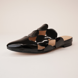 Forli Black Patent Leather Flats