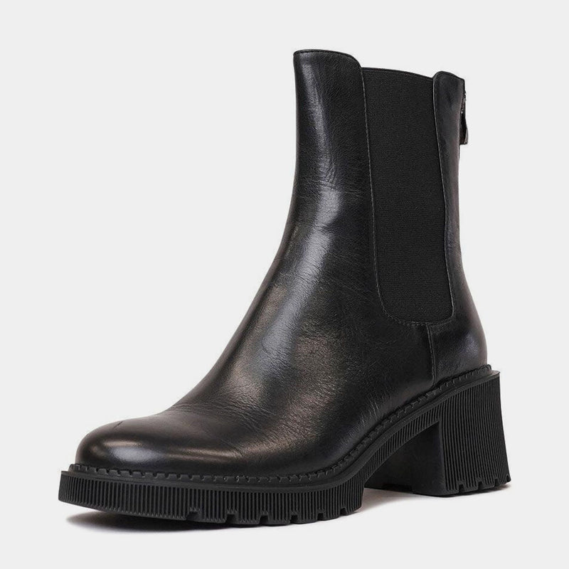 Zozo Black Leather Boots