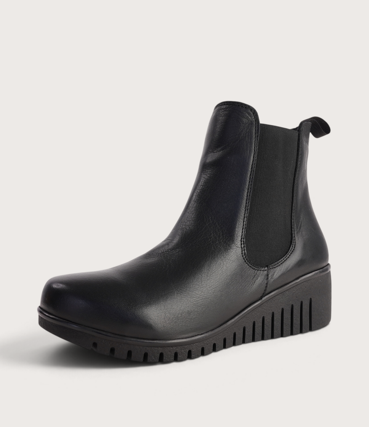 Fox Black Leather Ankle Boots - SALA | Shouz