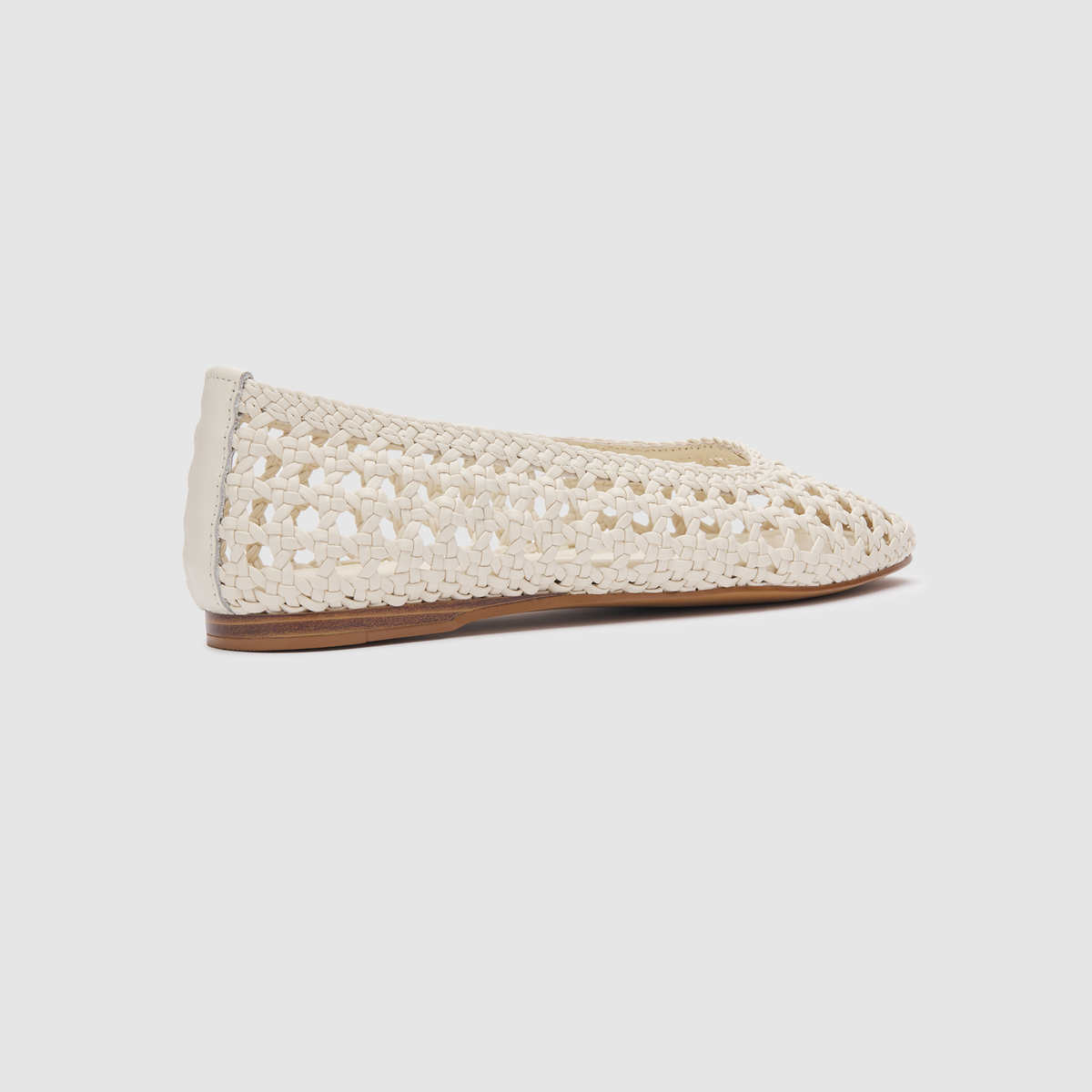 Calypso Vanilla Woven Flats