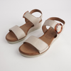 Diana Bone Leather Sandals