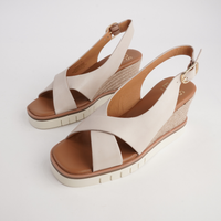 Hayla Birch Leather Wedges