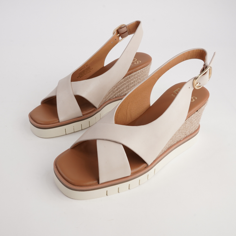 Hayla Birch Leather Wedges