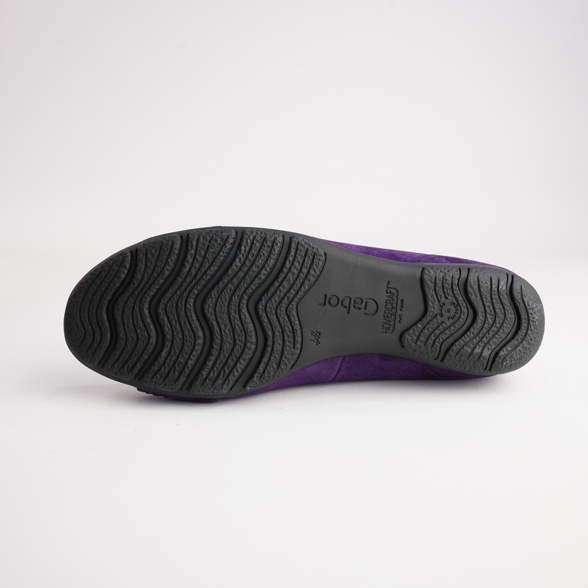 Greta Purple Suede Leather Ballet Flats - GABOR | Shouz
