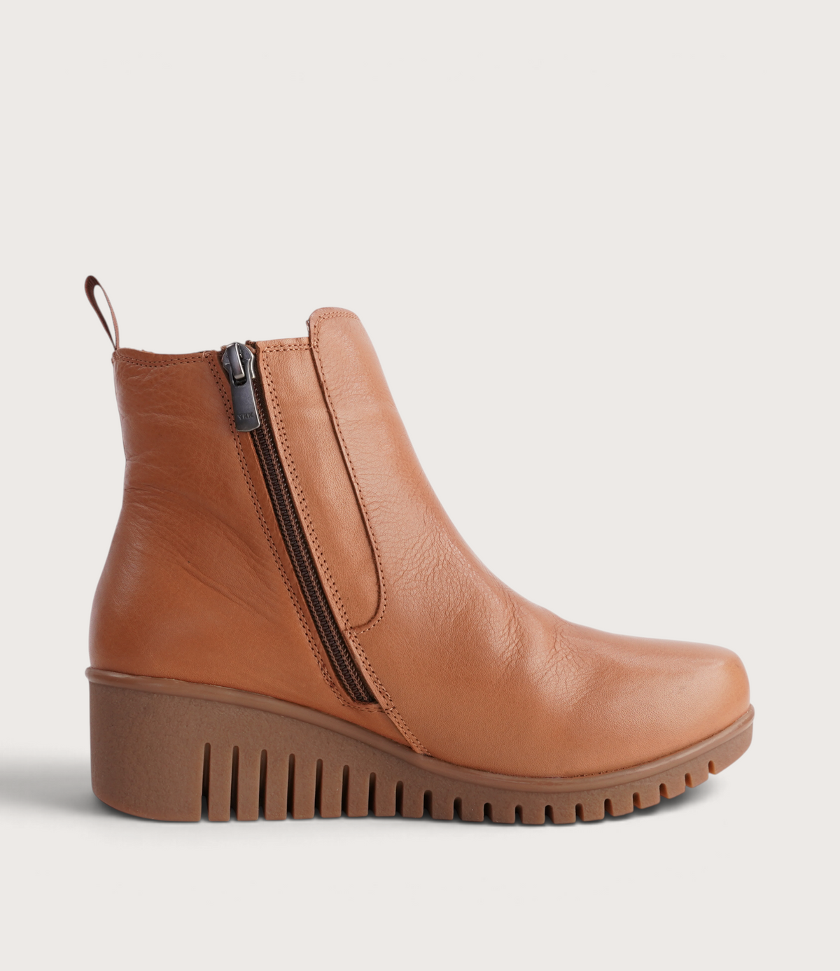 Fox Coconut Leather Ankle Boots - SALA | Shouz