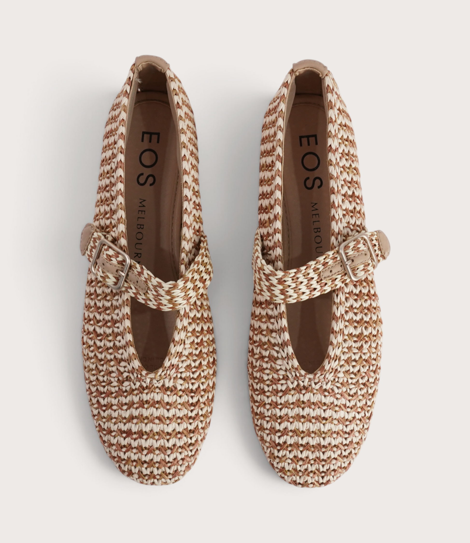 Santalum Caramel Ballet Flats