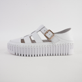 Baytown White Leather Sneakers