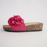 Corsage Fuschia Slides - LOS CABOS | Shouz