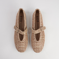 Santalum Caramel Ballet Flats