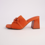 Kolie Orange Heels - WITH GRACE | Shouz