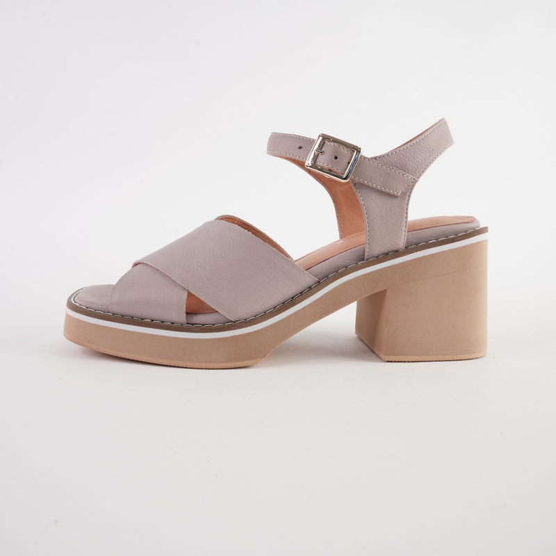 Jemi Cafe Leather Heels