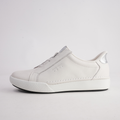 Claire 33 Weiss Leather Sneakers