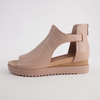 Ambatto Cappuccino/cappuccino Sole Leather Sandals