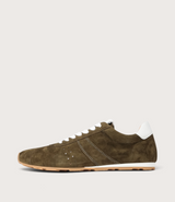 Jas Olive Suede Sneakers
