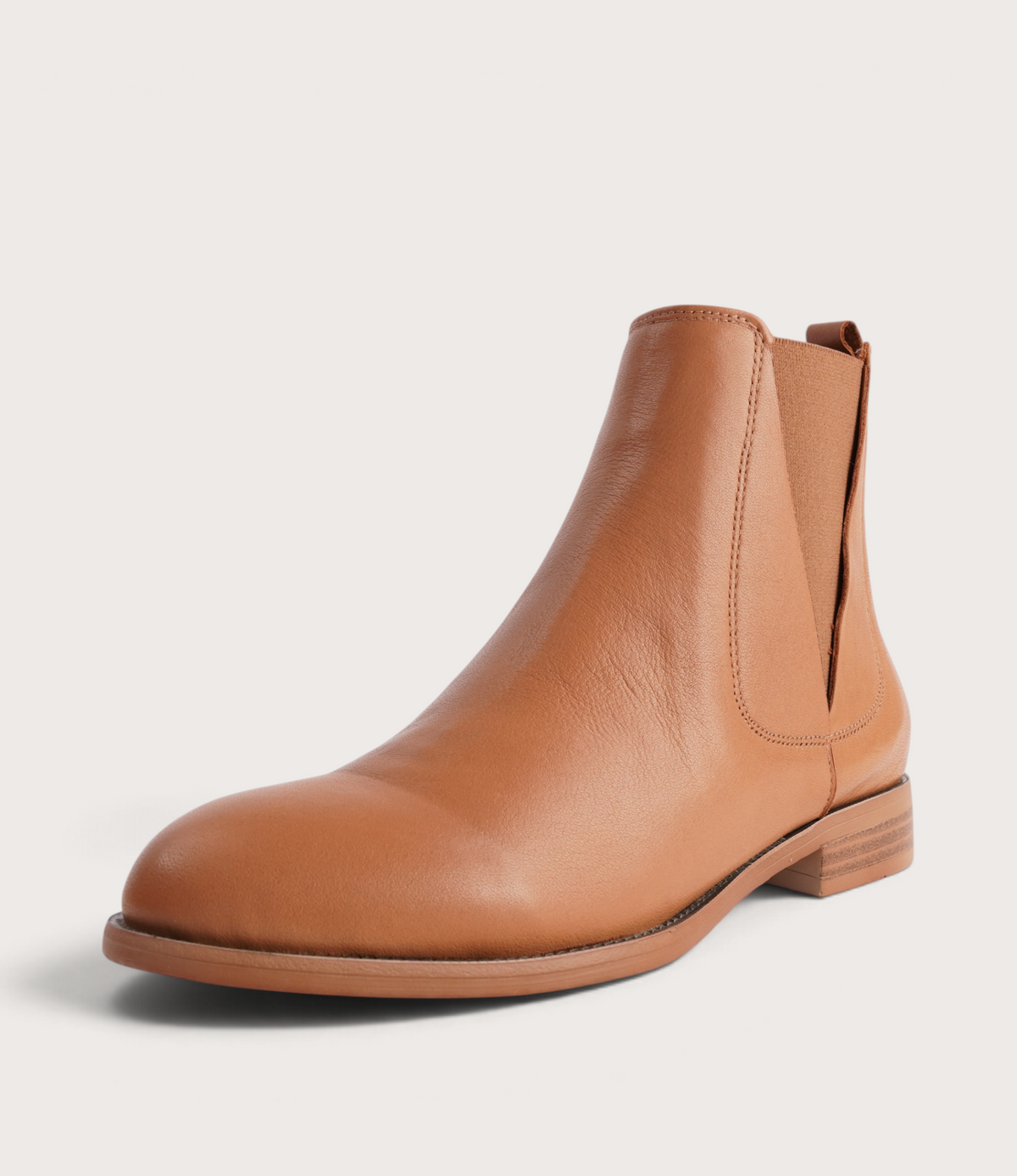 Gabby Coconut Leather Ankle Boots - SALA | Shouz