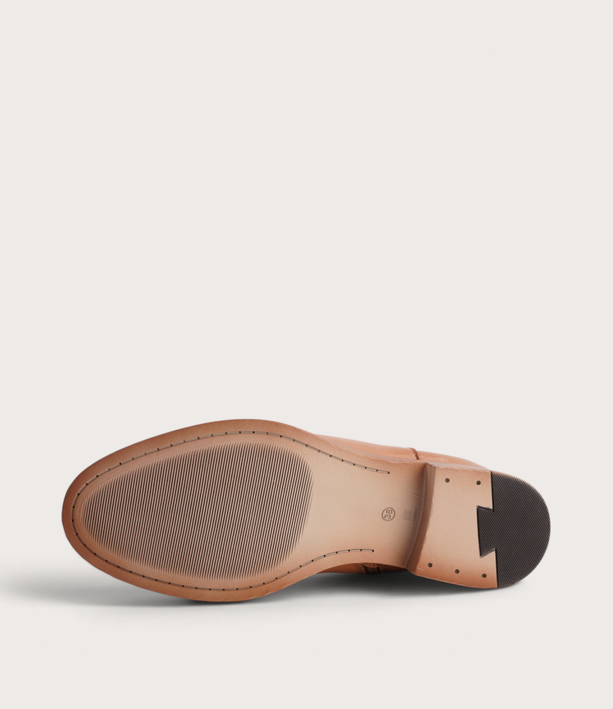 Gabby Coconut Leather Ankle Boots - SALA | Shouz