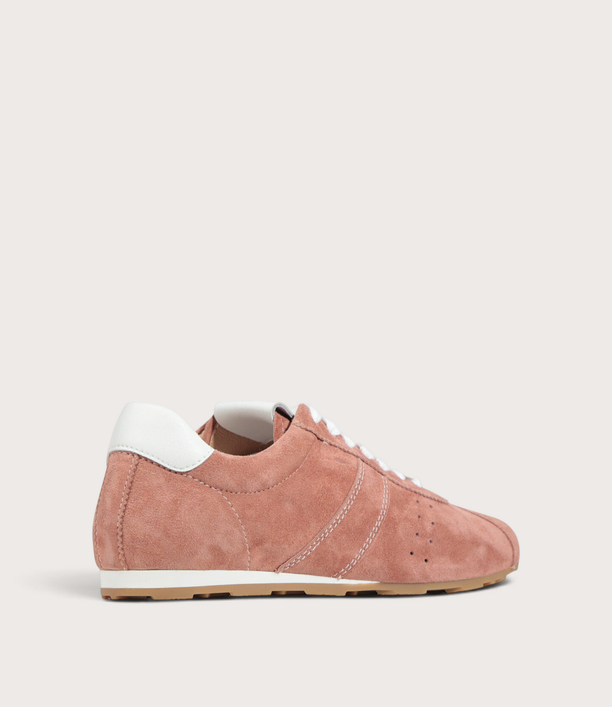 Jas Dusty Pink Suede Sneakers