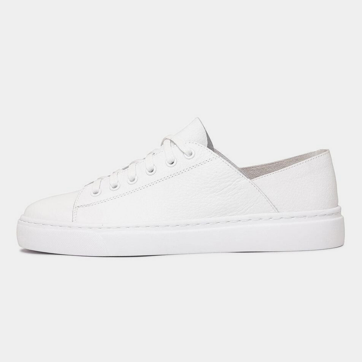 Oskher White Leather Sneakers - MOLLINI | Shouz