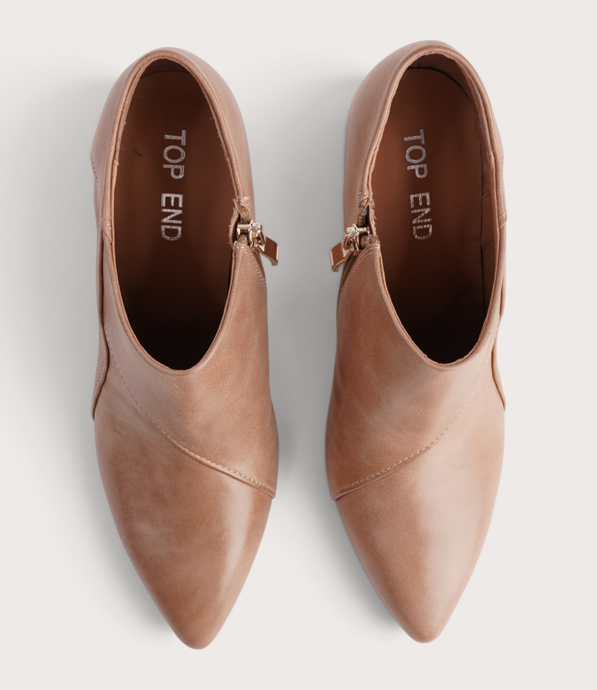 Lazel Tan Leather Heels