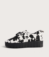 Breeza Black and White/Cow Pony/Black Sole Sneakers