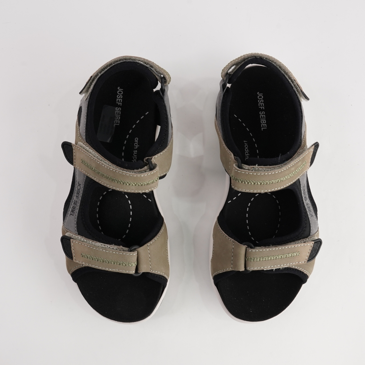 Estelle 02 Mint Combi Leather Sandals - JOSEF SEIBEL | Shouz