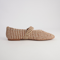 Santalum Caramel Ballet Flats