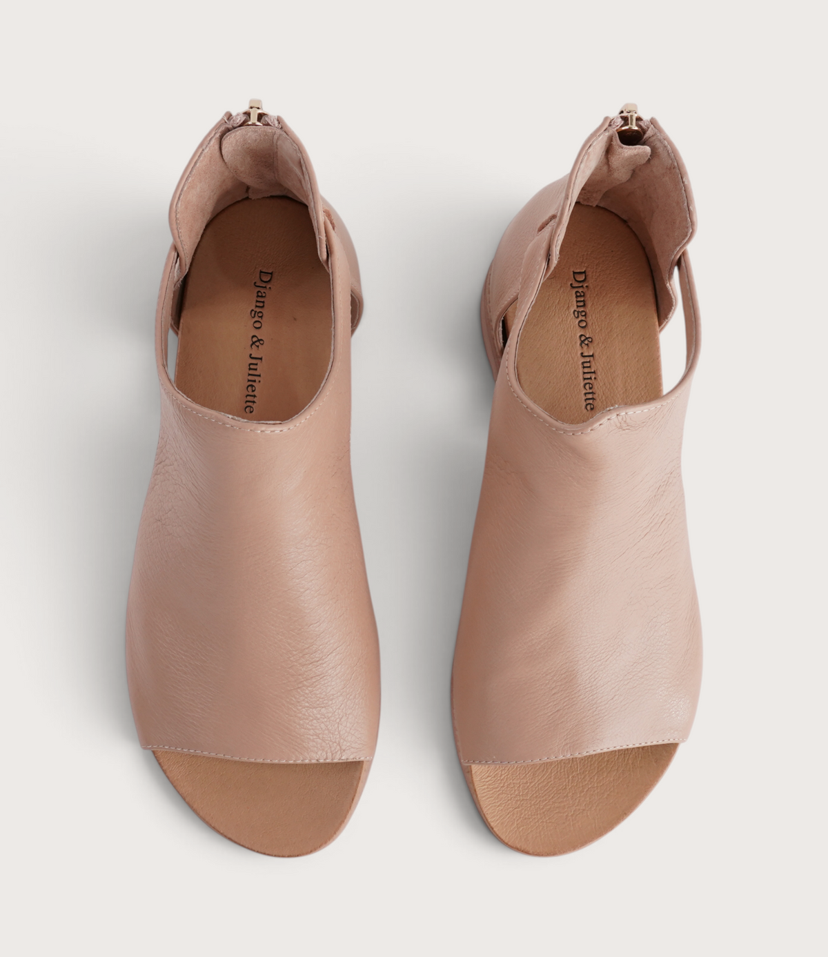 Ambatto Cappuccino/cappuccino Sole Leather Sandals