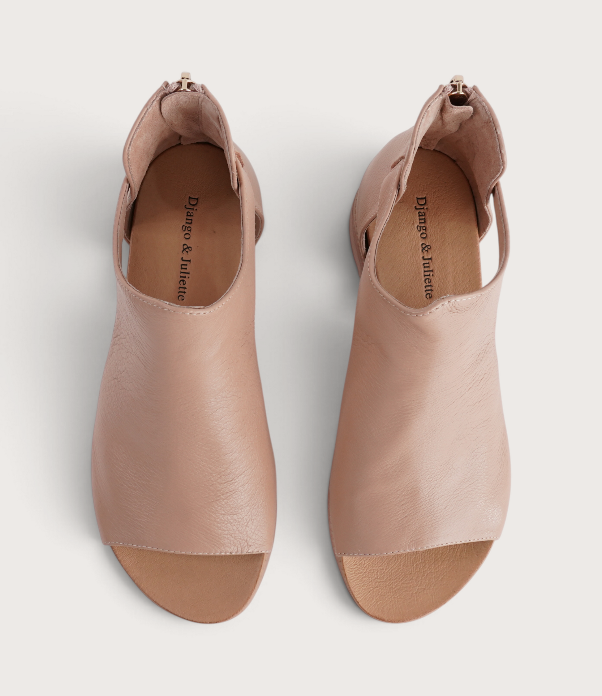 Ambatto Cappuccino/cappuccino Sole Leather Sandals