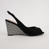 Bryce Black Nubuck Leather Heels