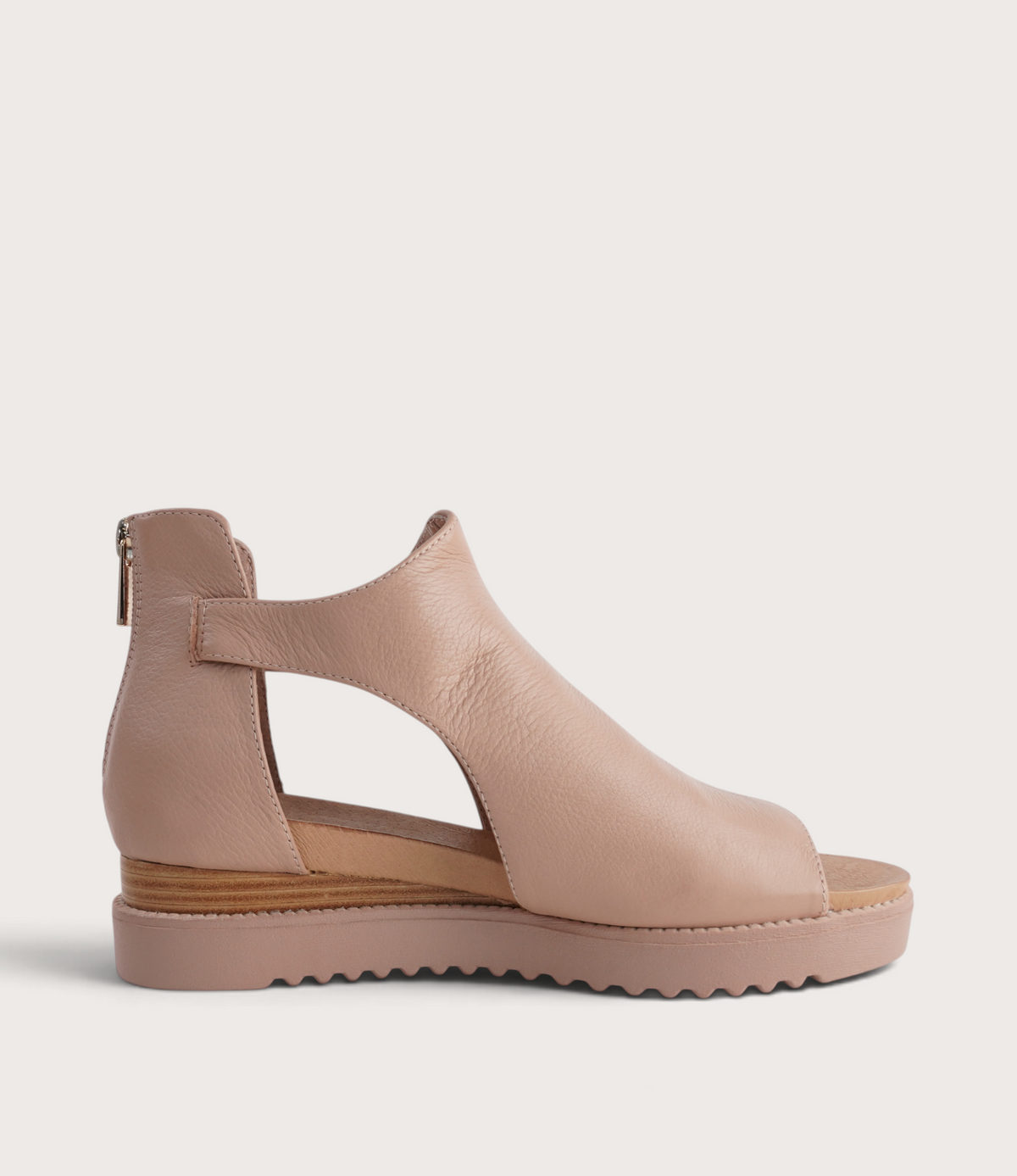 Ambatto Cappuccino/cappuccino Sole Leather Sandals