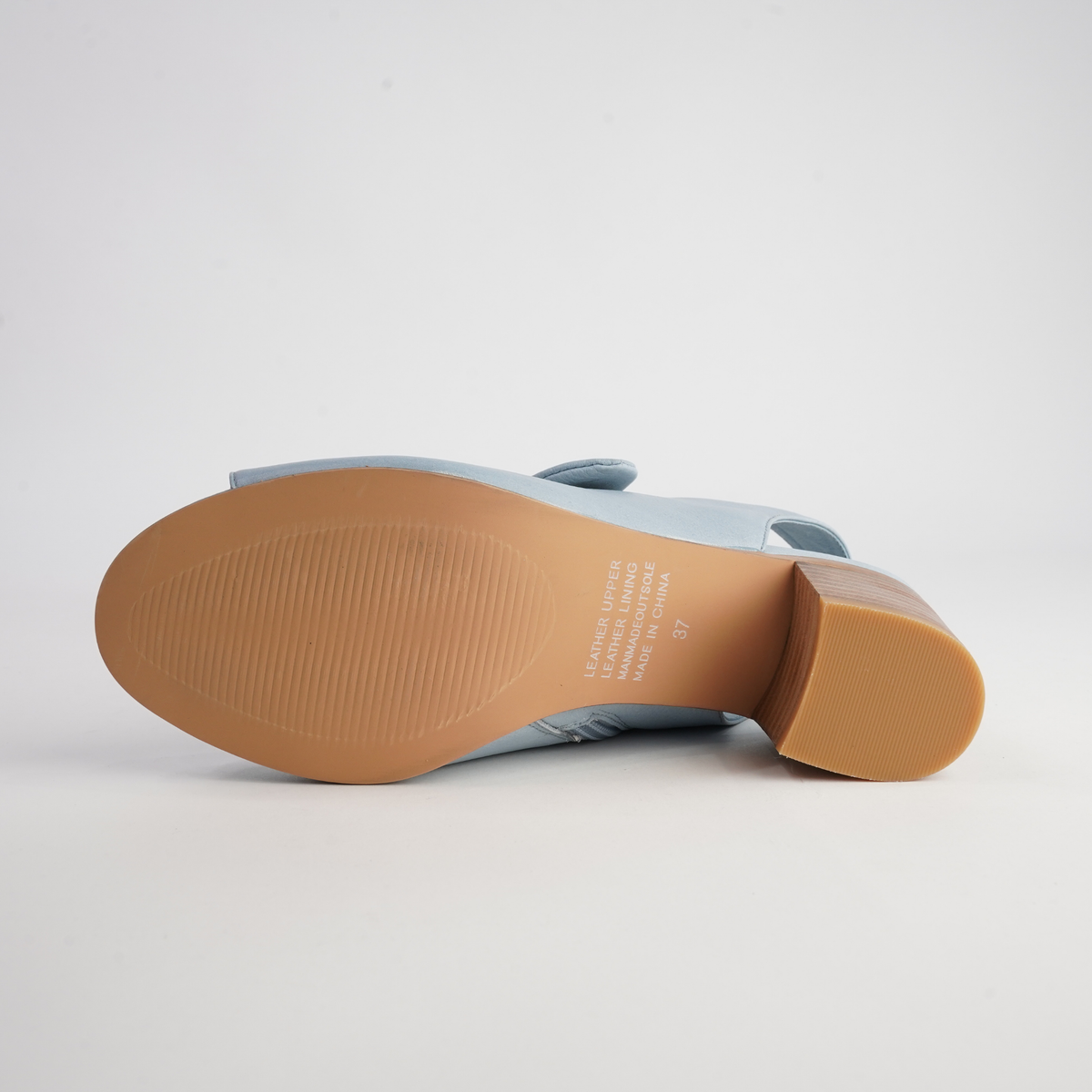 Banana Denim Leather Heels - DJANGO AND JULIETTE | Shouz