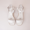 Irish White Leather Sandals