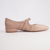 Estrela Cappuccino Leather Flats - DJANGO AND JULIETTE | Shouz