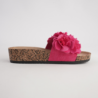 Corsage Fuschia Slides