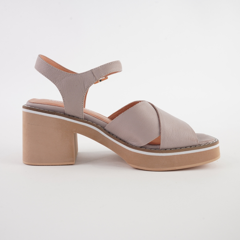 Jemi Cafe Leather Heels