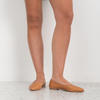 Celeste Coconut Leather Ballet Flats