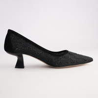 Lermany Black Mix Heels - DJANGO AND JULIETTE | Shouz