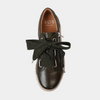 Jovi Dark Olive Leather Sneakers