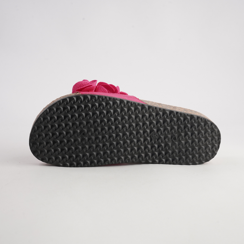 Corsage Fuschia Slides