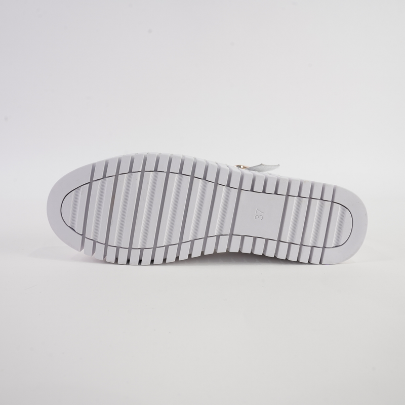 Baytown White Leather Sneakers