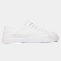 Oskher White Leather Sneakers